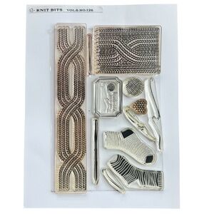 Papertrey Ink Knit Bits Stamp Set Knitting